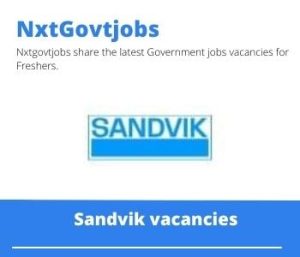 Sandvik Artisan Welder Vacancies in Lime Acres 2022