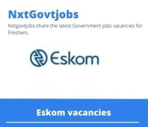 Eskom Snr Tech Official Vacancies in Kimberley 2023