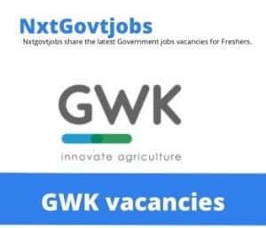 GWK Junior Clerk Vacancies in Douglas – Deadline 08 June 2023