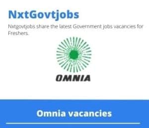 Omnia Initiating Systems Lab Supervisor Vacancies in Losberg – Deadline 06 Oct 2023
