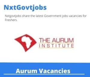 Aurum Group Data Monitor Vacancies in Kimberley – Deadline 19 May 2023