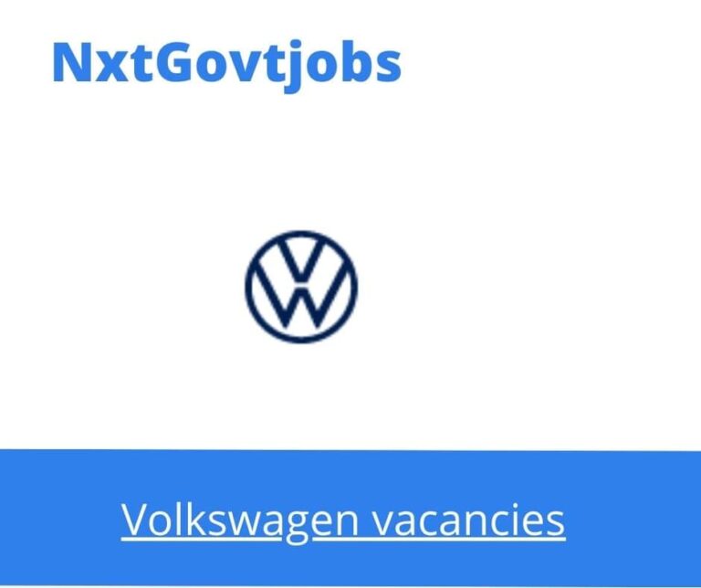 Volkswagen Weathering Test Supervisor Vacancies in Upington- Deadline 19 Jun 2023